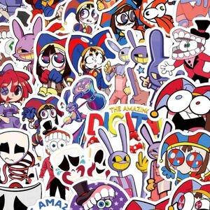 The amazing digital circus kids TV show cartoon anime clowns strange characters